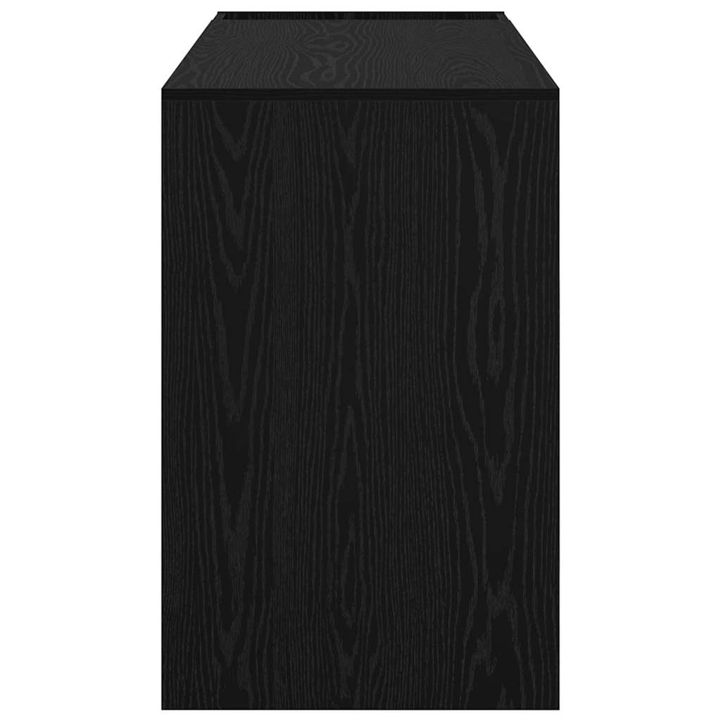 Desk Black Oak Engineered Wood 109 x 50 x 78 cm