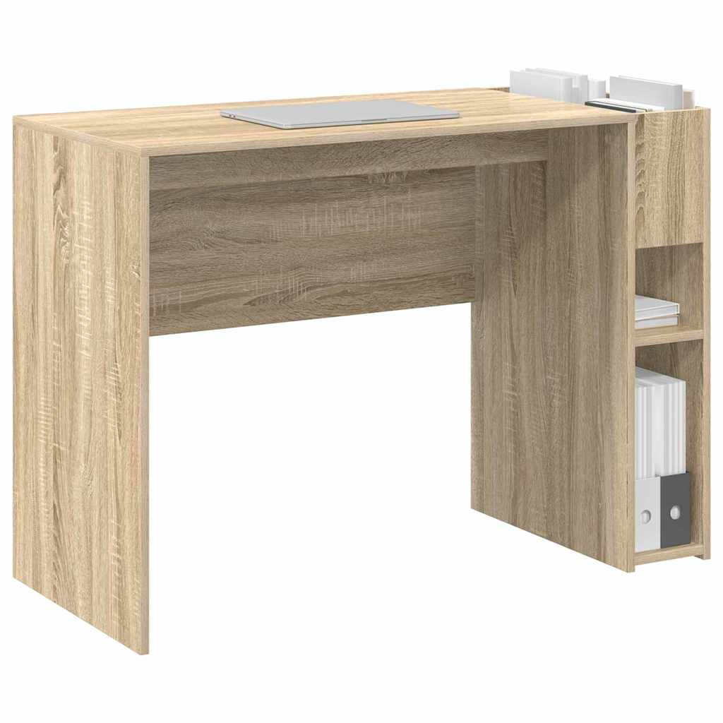Desk Sonoma Oak Engineered Wood 109 x 50 x 78 cm