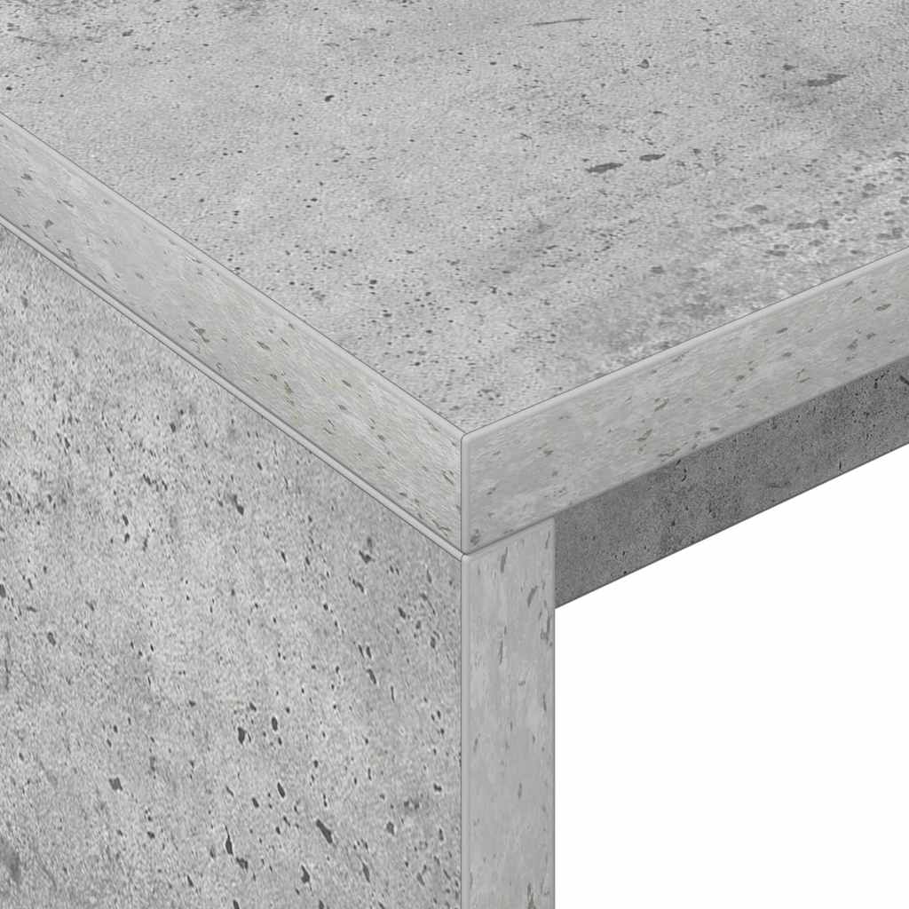 Desk Concrete Grey Engineered Wood 109 x 50 x 78 cm