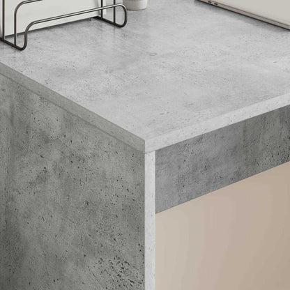 Desk Concrete Grey 109 x 50 x 78 cm Engineered Wood
