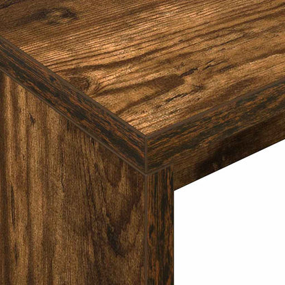 Desk Smoked Oak Engineered Wood 109 x 50 x 78 cm