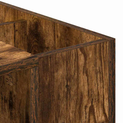 Desk Smoked Oak Engineered Wood 109 x 50 x 78 cm