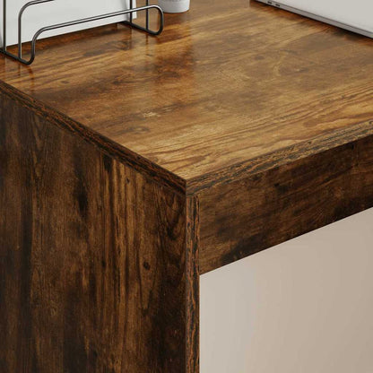 Desk Smoked Oak Engineered Wood 109 x 50 x 78 cm