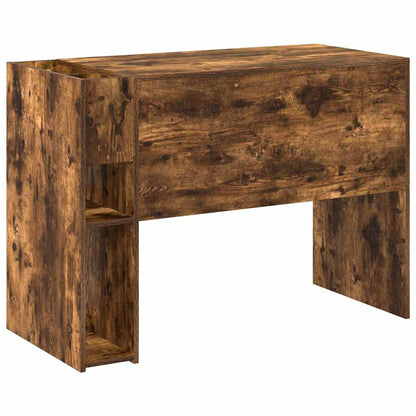 Desk Smoked Oak Engineered Wood 109 x 50 x 78 cm