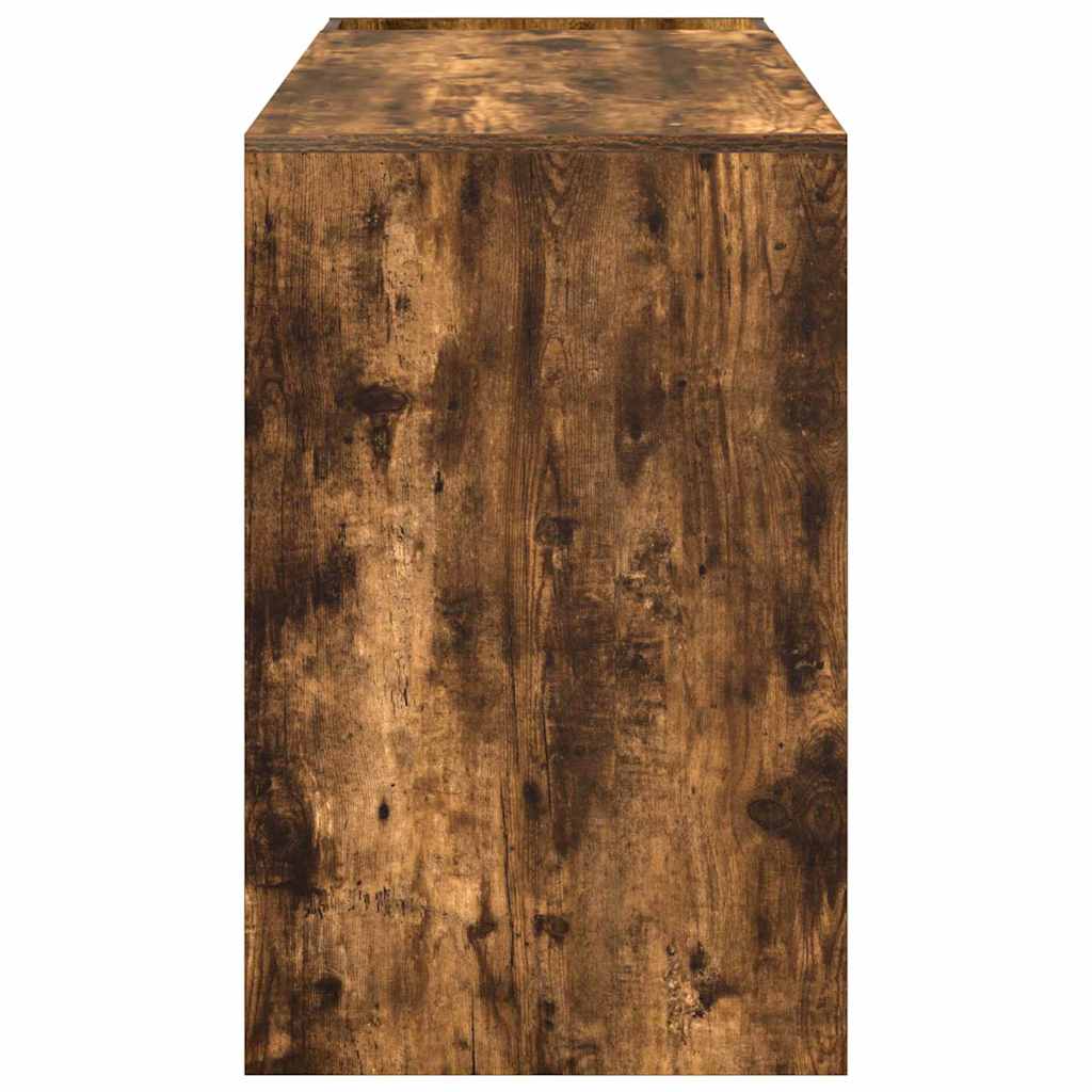 Desk Smoked Oak Engineered Wood 109 x 50 x 78 cm