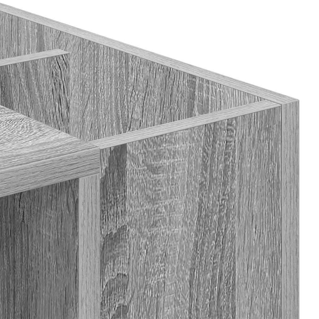 Desk Grey Sonoma Engineered Wood 109 x 50 x 78 cm