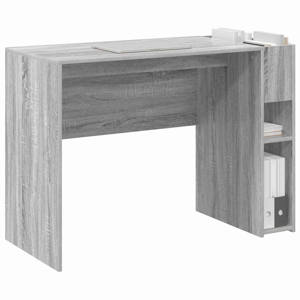 Desk Grey Sonoma Engineered Wood 109 x 50 x 78 cm