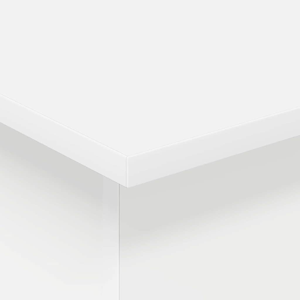 End Table White 35.5 x 35 x 40 cm Engineered Wood