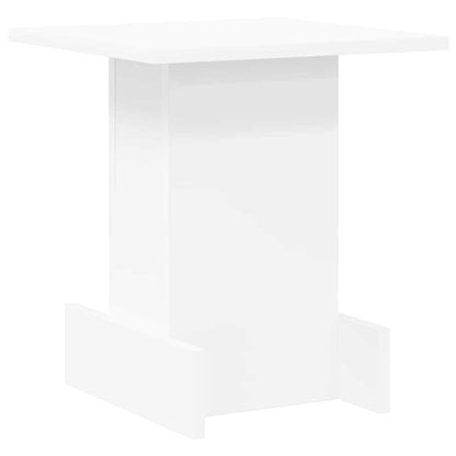 End Table White 35.5 x 35 x 40 cm Engineered Wood