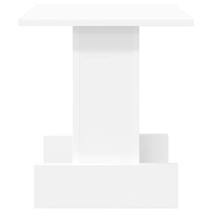 End Table White 35.5 x 35 x 40 cm Engineered Wood