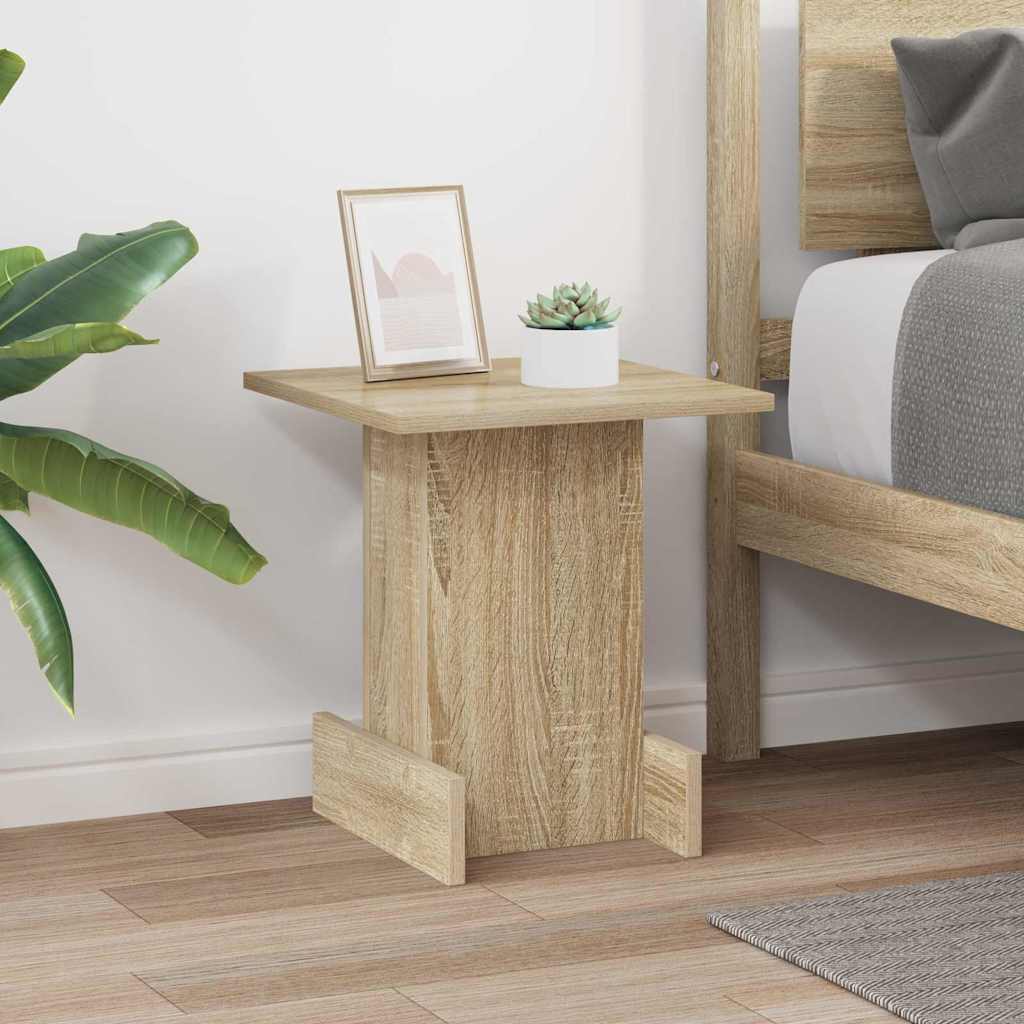 End Table Sonoma Oak 35.5 x 35 x 40 cm Engineered Wood