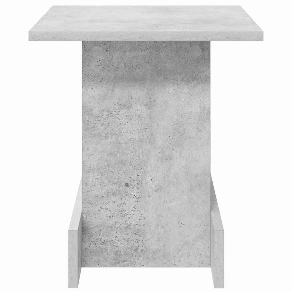 End Table Concrete Grey 35.5 x 35 x 40 cm Engineered Wood