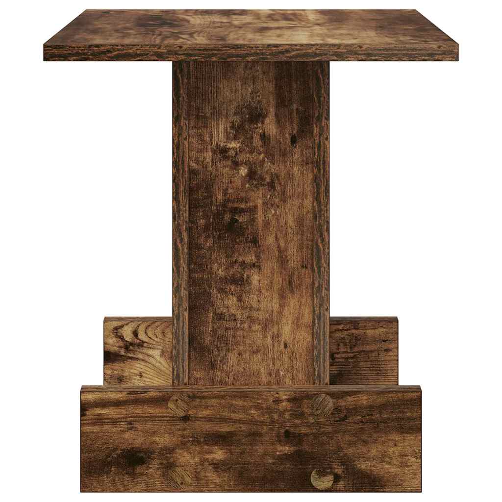 End Table Smoked Oak 35.5 x 35 x 40 cm Engineered Wood