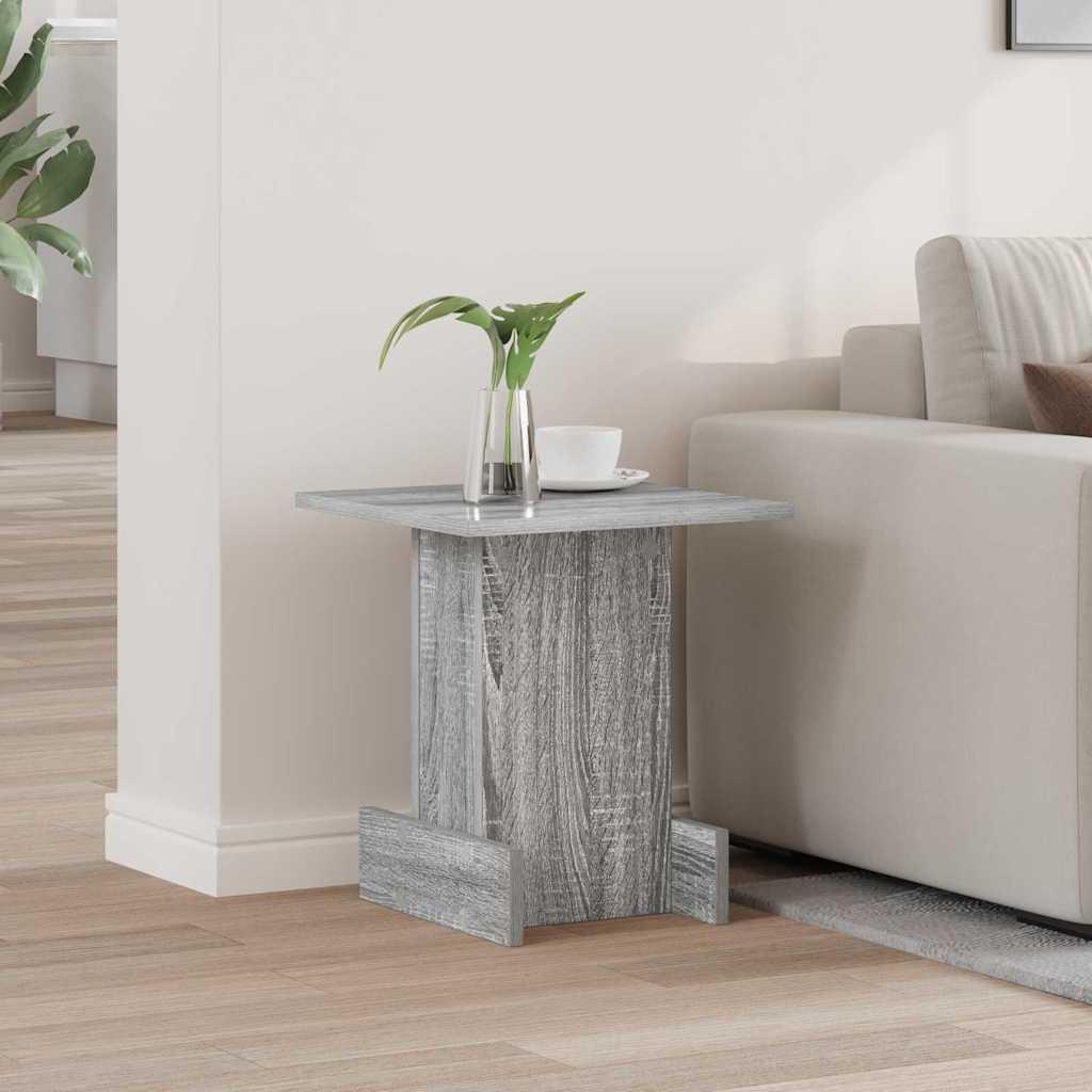 End Table Grey Sonoma 35.5 x 35 x 40 cm Engineered Wood