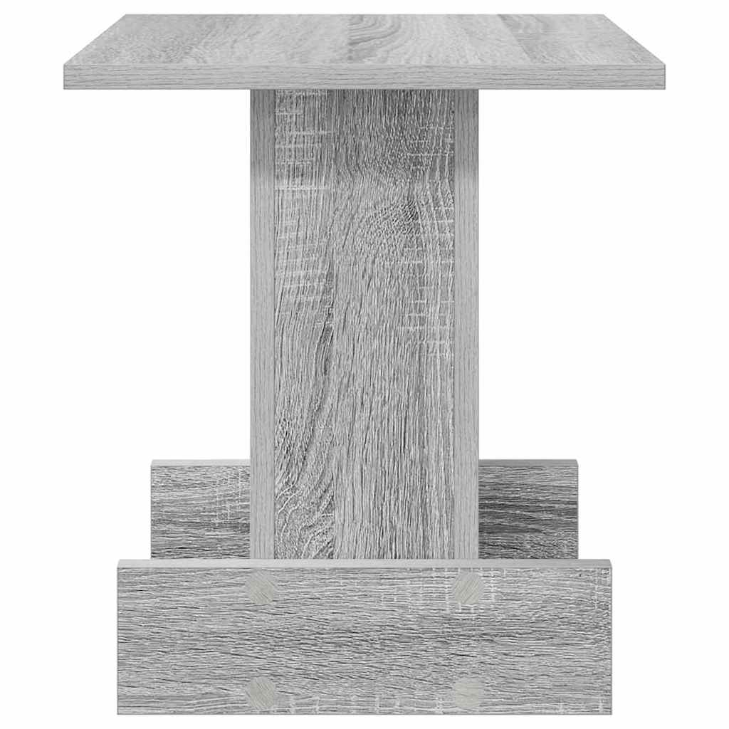 End Table Grey Sonoma 35.5 x 35 x 40 cm Engineered Wood