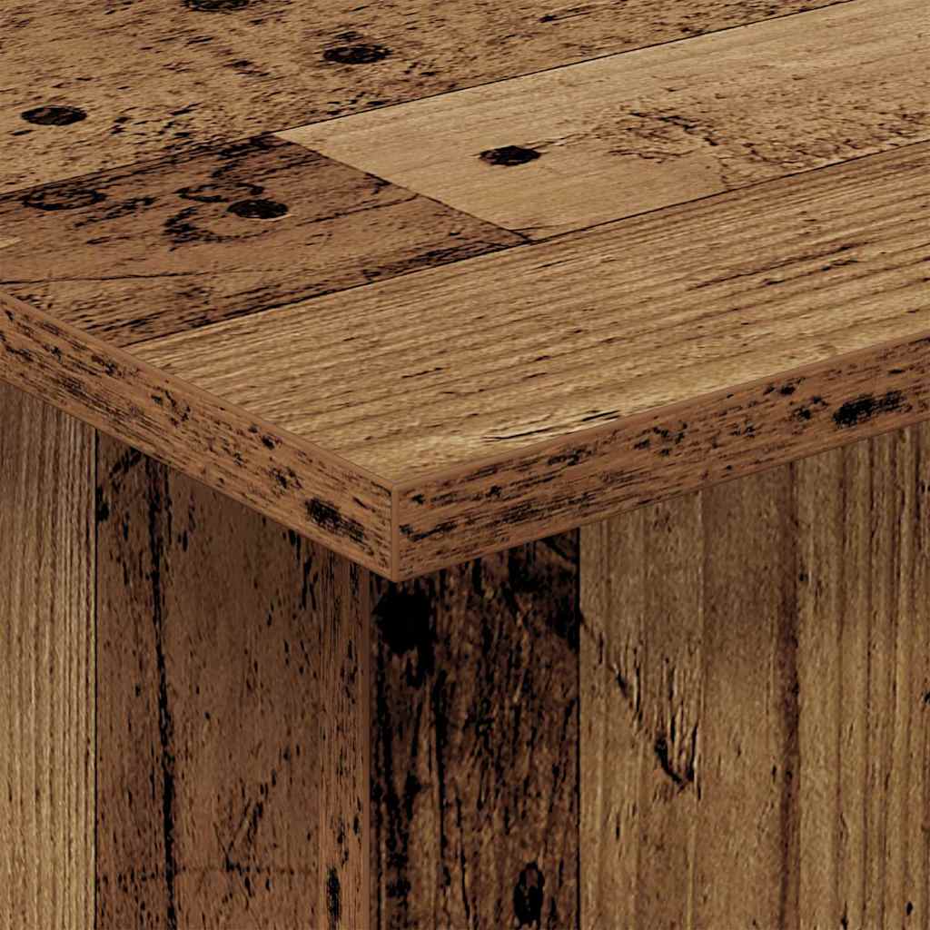 End Table Old Wood 35.5 x 35 x 40 cm Engineered Wood