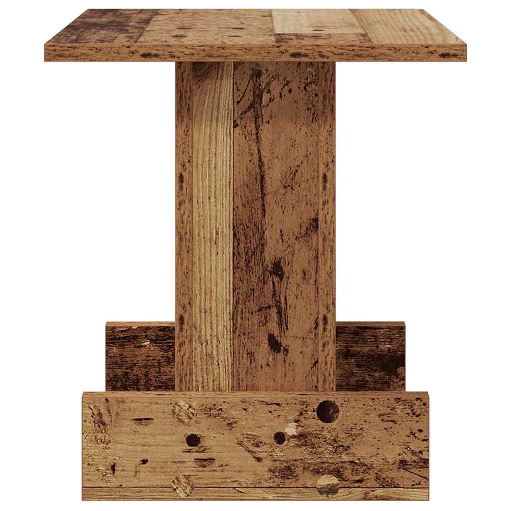 End Table Old Wood 35.5 x 35 x 40 cm Engineered Wood