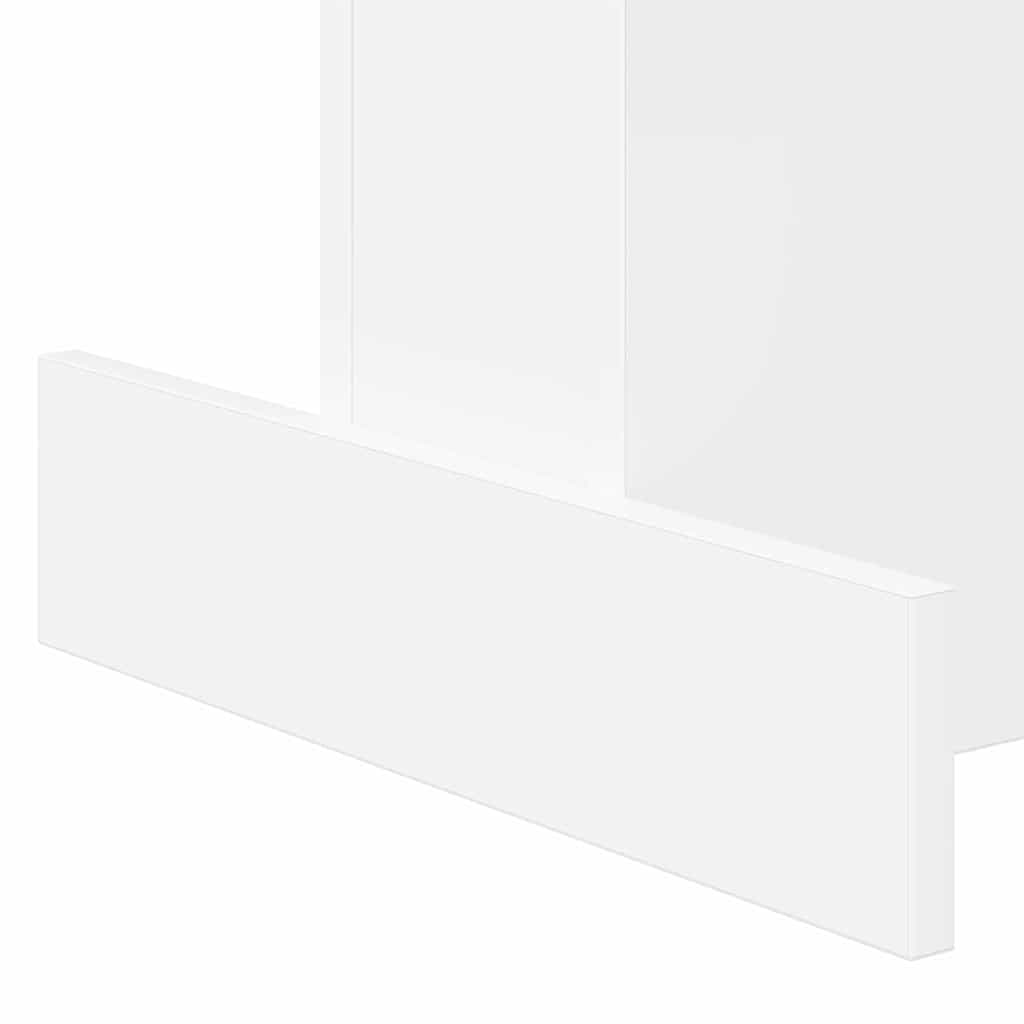 End Table White 44.5 x 45 x 55 cm Engineered Wood