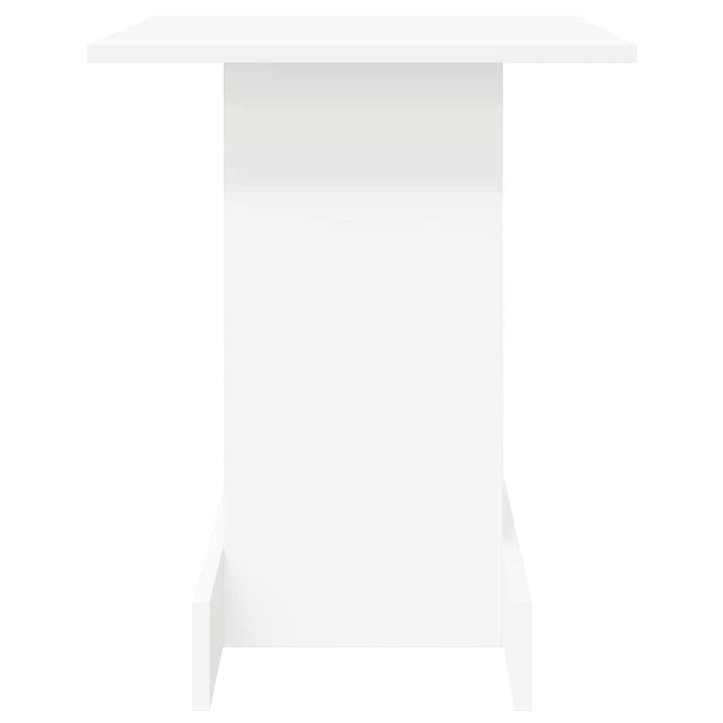 End Table White 44.5 x 45 x 55 cm Engineered Wood