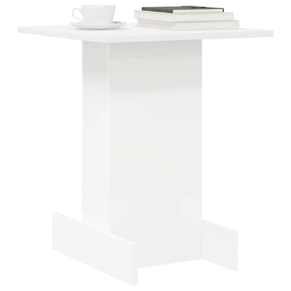 End Table White 44.5 x 45 x 55 cm Engineered Wood