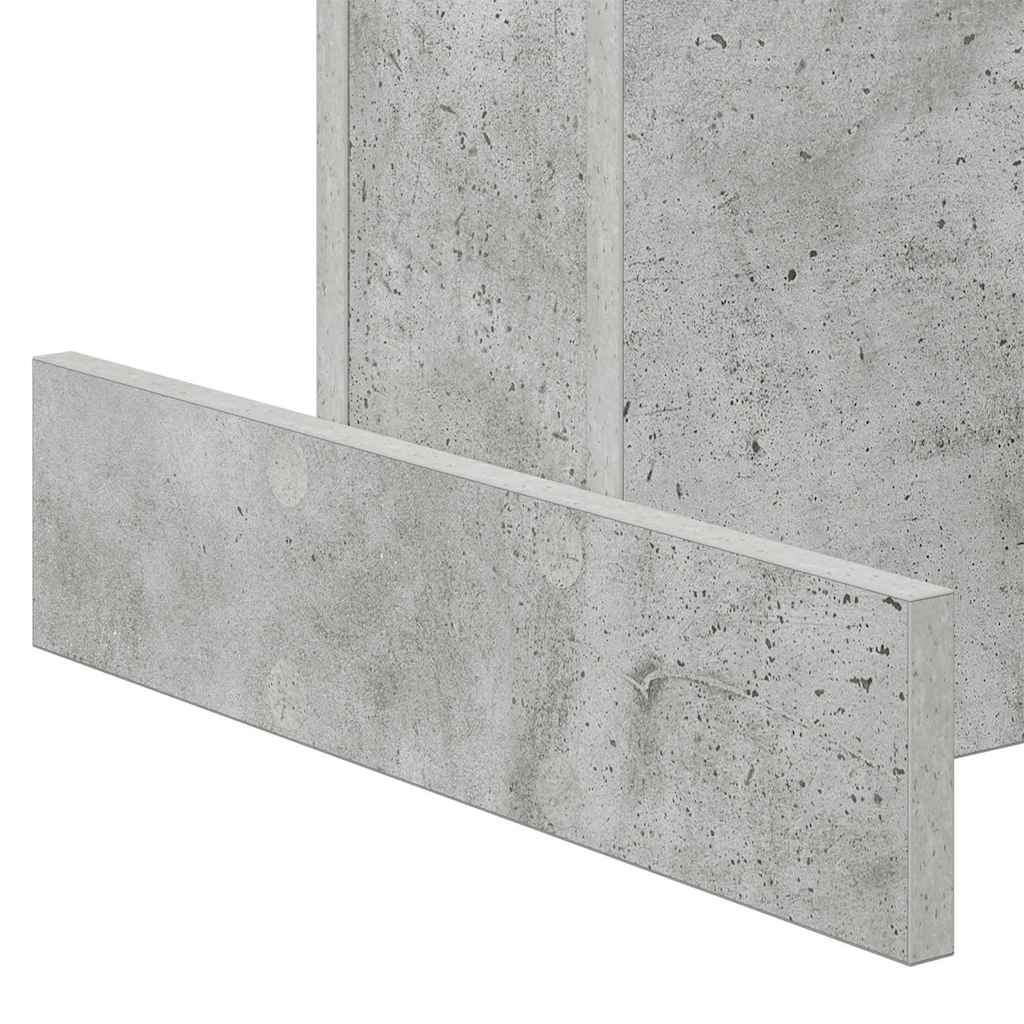 End Table Concrete Grey 44.5 x 45 x 55 cm Engineered Wood