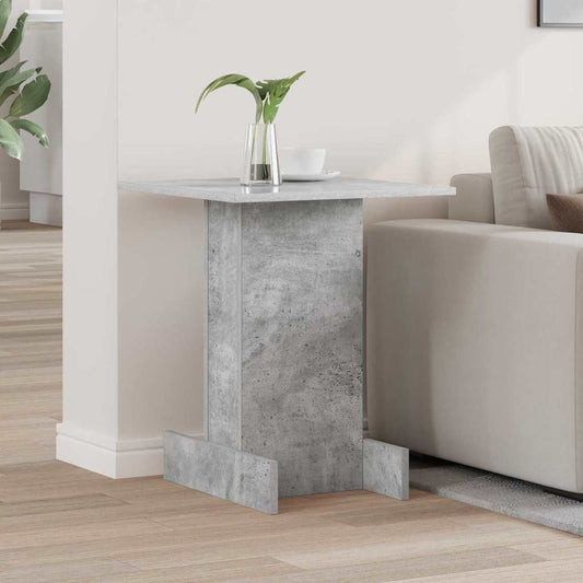 End Table Concrete Grey 44.5 x 45 x 55 cm Engineered Wood