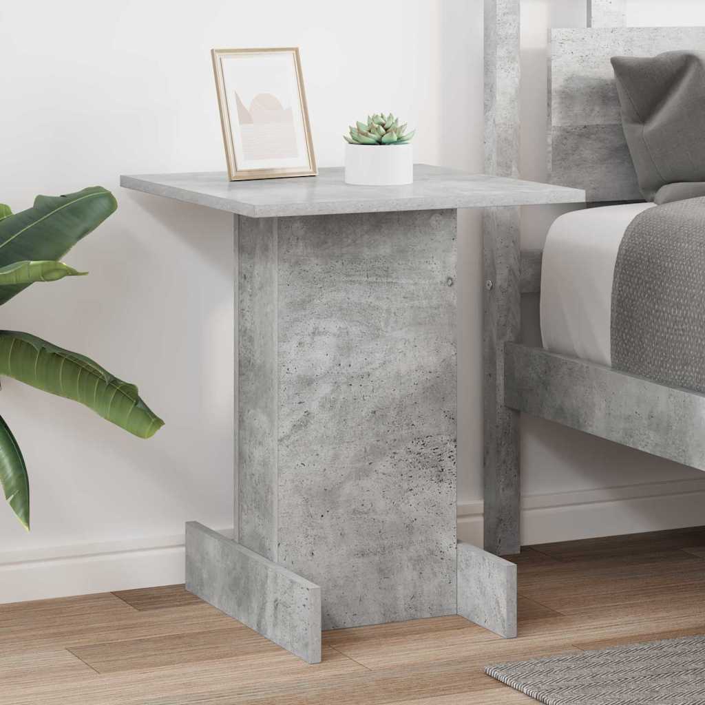 End Table Concrete Grey 44.5 x 45 x 55 cm Engineered Wood