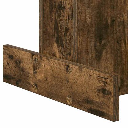 End Table Smoked Oak 44.5 x 45 x 55 cm Engineered Wood