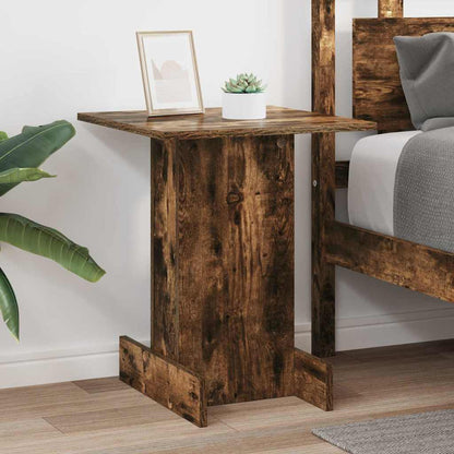 End Table Smoked Oak 44.5 x 45 x 55 cm Engineered Wood