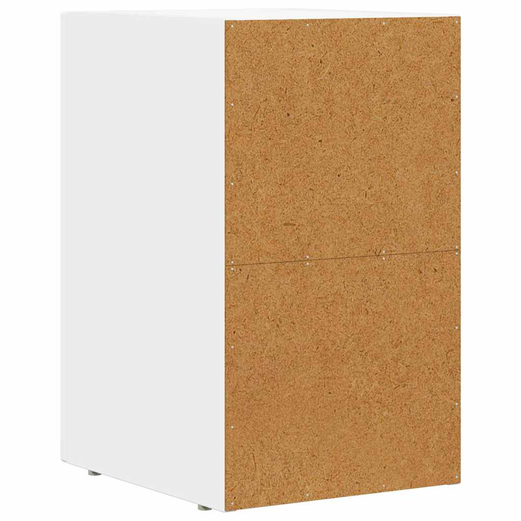 Bedside Table ELST 2 pcs White 29.5 x 33.5 x 50 cm