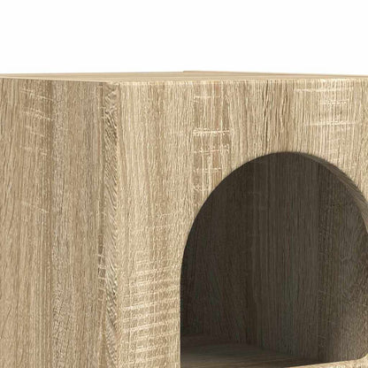 Bedside Table ELST Sonoma Oak 29.5 x 33.5 x 50 cm