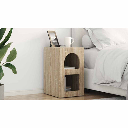 Bedside Table ELST Sonoma Oak 29.5 x 33.5 x 50 cm
