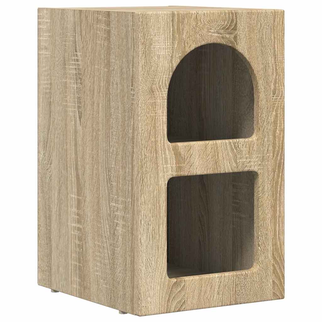 Bedside Table Sonoma Oak 29.5 x 33.5 x 50 cm Engineered Wood