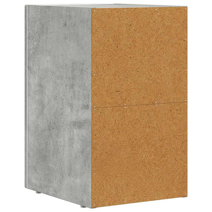 Bedside Table ELST Concrete Grey 29.5 x 33.5 x 50 cm