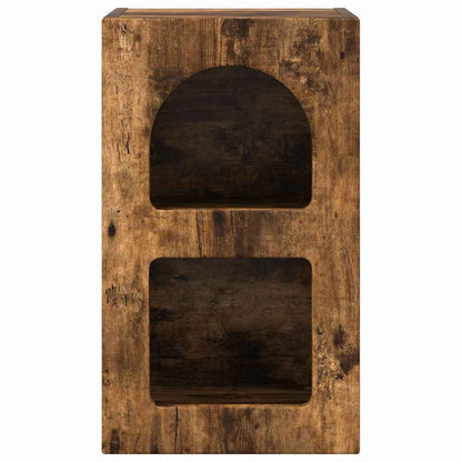 Bedside Table ELST Smoked Oak 29.5 x 33.5 x 50 cm
