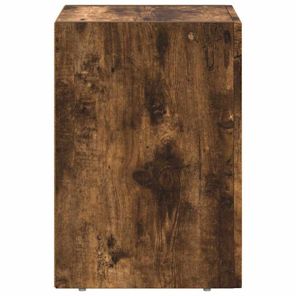 Bedside Table ELST Smoked Oak 29.5 x 33.5 x 50 cm