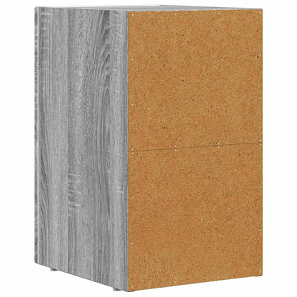 Bedside Table Grey Sonoma 29.5 x 33.5 x 50 cm Engineered Wood