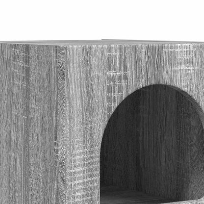 Bedside Table 2 pcs Grey Sonoma 29.5 x 33.5 x 50 cm