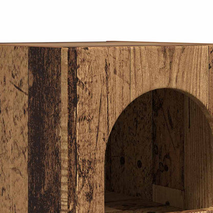 Bedside Table Old Wood 29.5 x 33.5 x 50 cm Engineered Wood