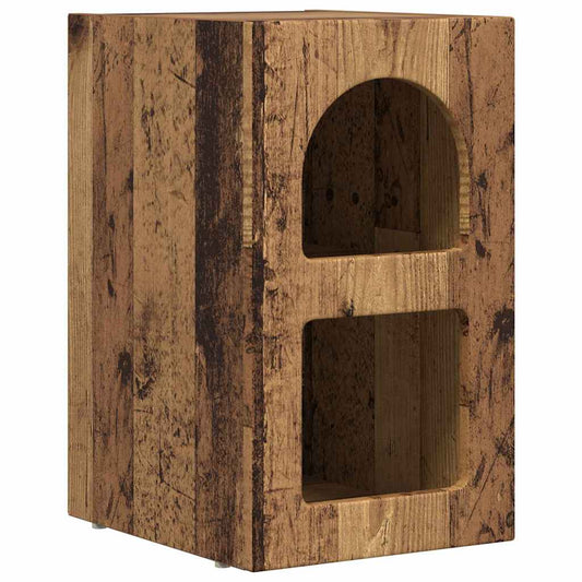 Bedside Table ELST Old Wood 29.5 x 33.5 x 50 cm Engineered Wood