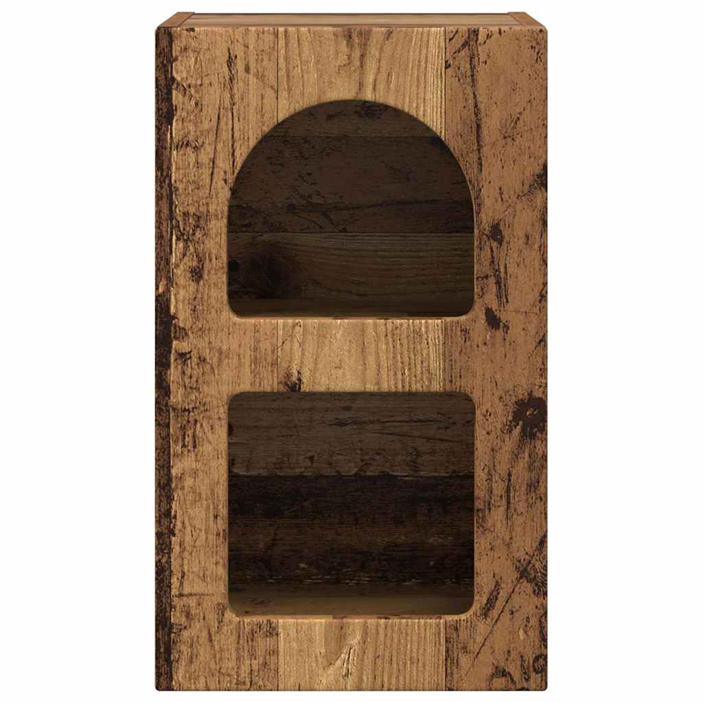 Bedside Table Old Wood 29.5 x 33.5 x 50 cm Engineered Wood