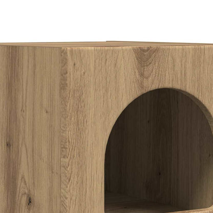 Bedside Table Artisan Oak 29.5 x 33.5 x 50 cm Engineered Wood