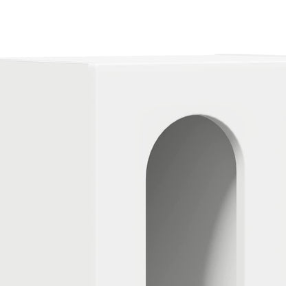 Bedside Table ELST White 40 x 35 x 50 cm Engineered Wood