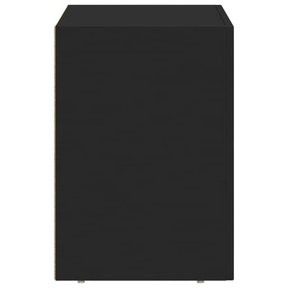 Bedside Table ELST Black 40 x 35 x 50 cm Engineered Wood
