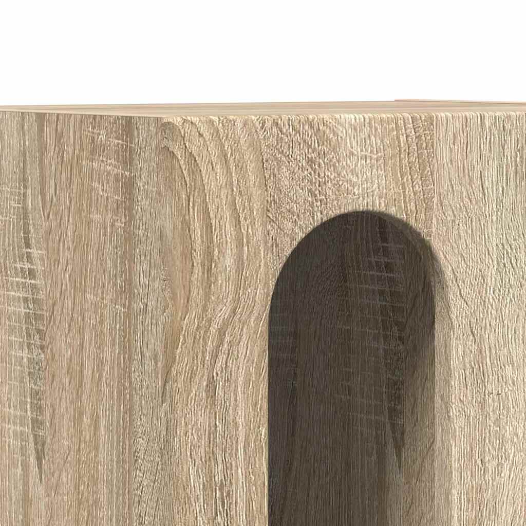 Bedside Table ELST Sonoma Oak 40 x 35 x 50 cm Engineered Wood