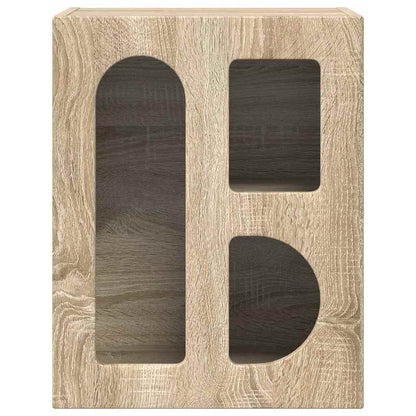 Bedside Table ELST Sonoma Oak 40 x 35 x 50 cm Engineered Wood