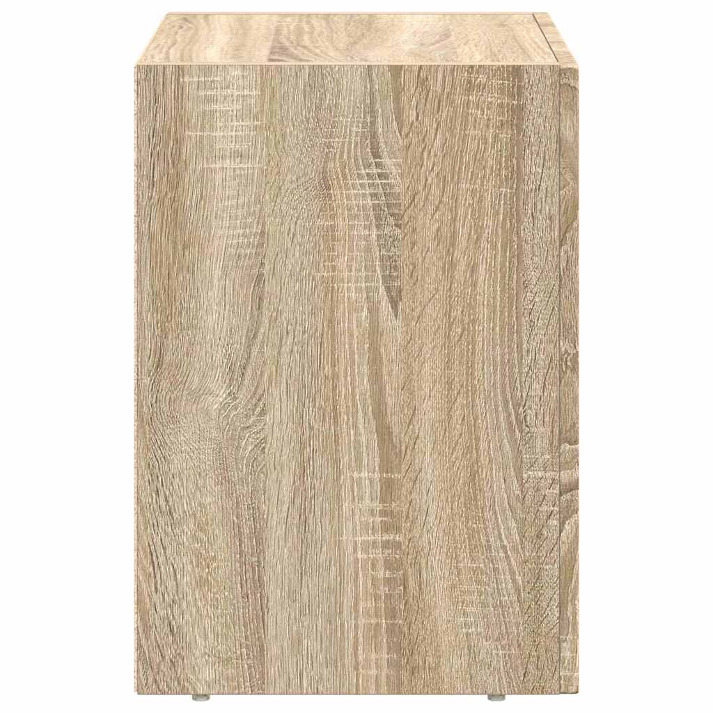 Bedside Table ELST Sonoma Oak 40 x 35 x 50 cm Engineered Wood