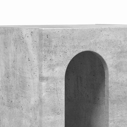 Bedside Table ELST Concrete Grey 40 x 35 x 50 cm