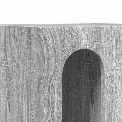 Bedside Table ELST Grey Sonoma 40 x 35 x 50 cm Engineered Wood