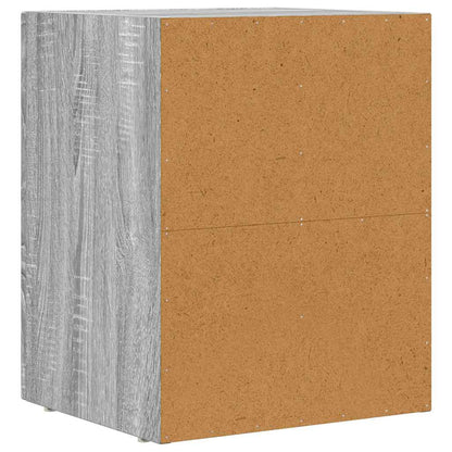 Bedside Table ELST Grey Sonoma 40 x 35 x 50 cm Engineered Wood